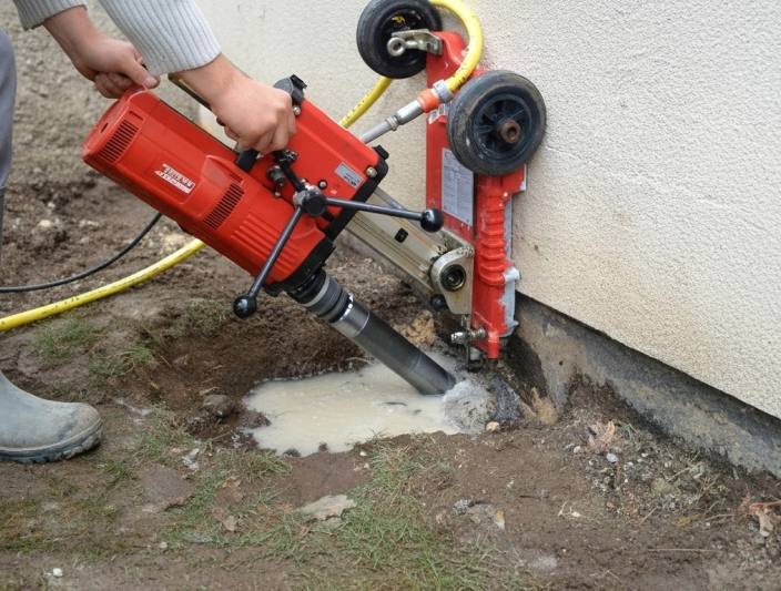 Injection résine expansive fondations à Brunoy - GOTLOC